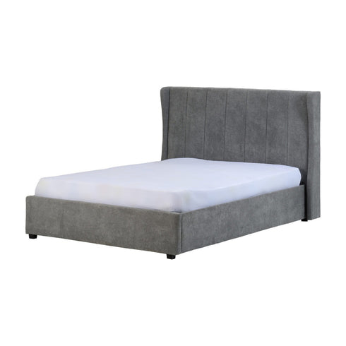 Amelia Plus 5FT Storage Bed - Dark Grey Fabric